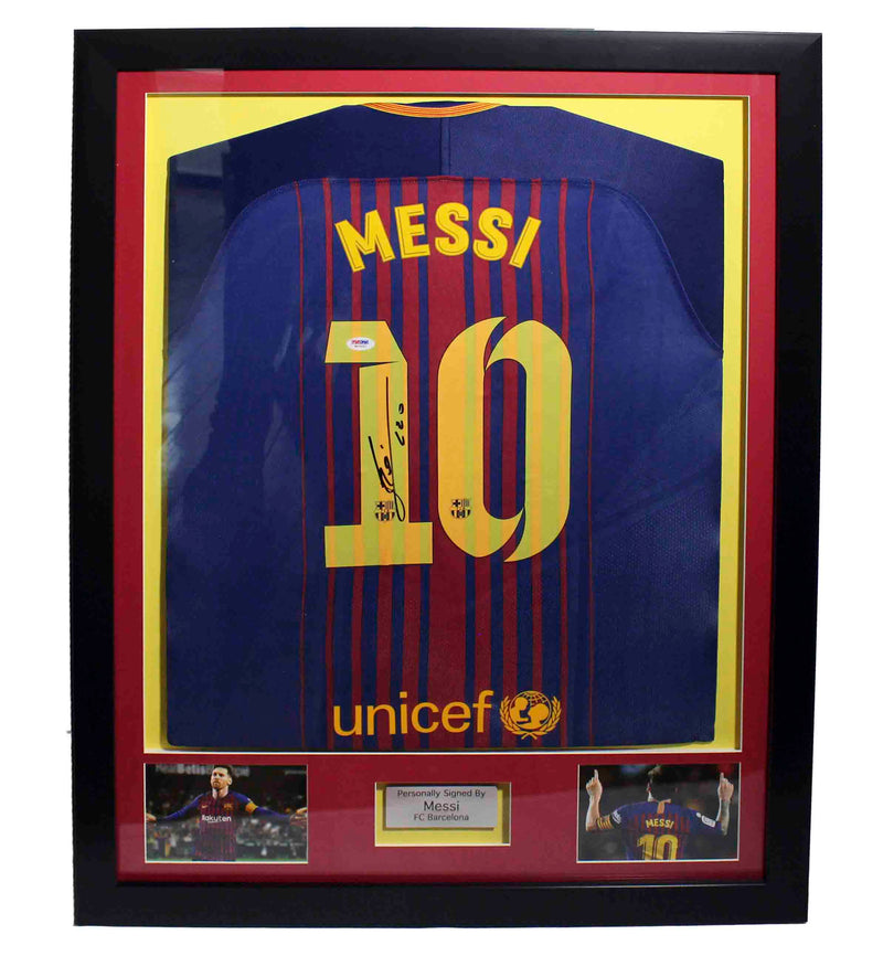 Jersey autografiado Barcelona Messi
