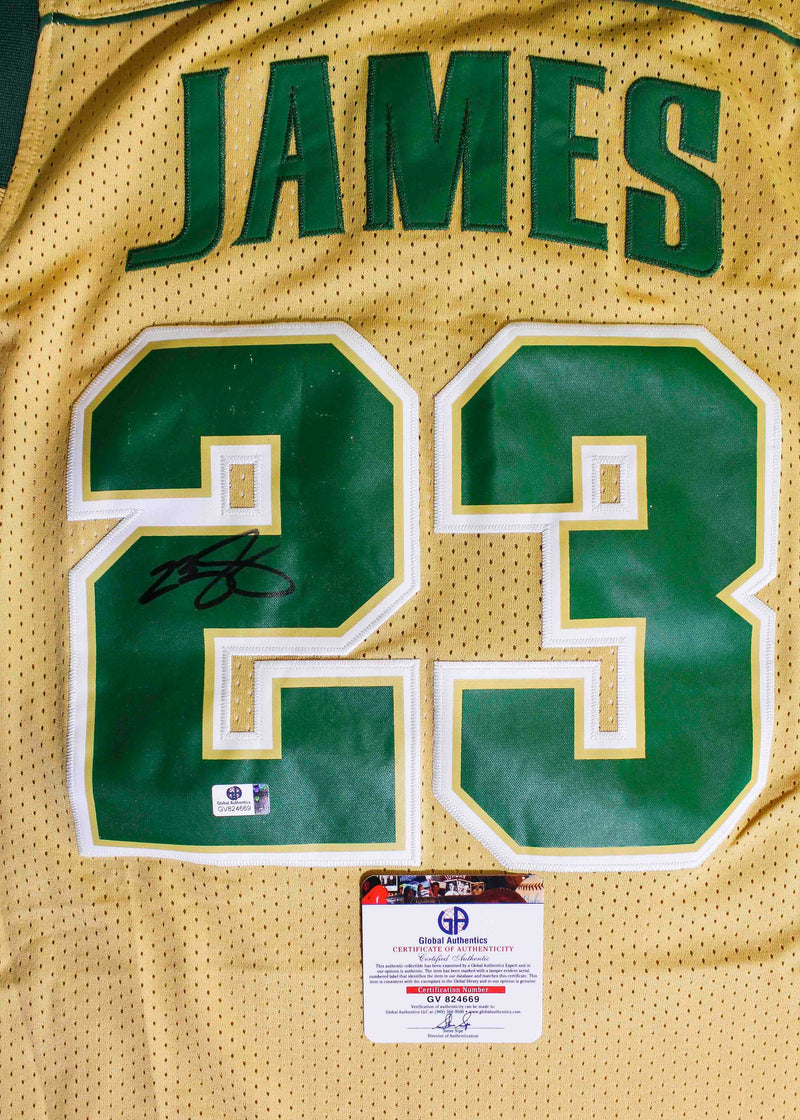 Jersey autografiado High School Lebron James
