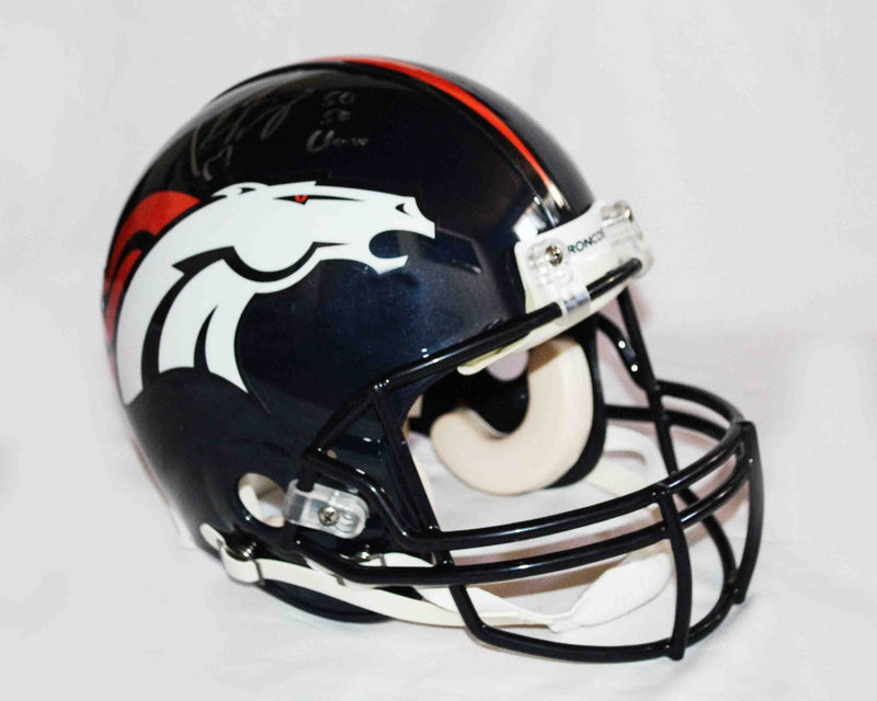 Casco autografiado Denver Broncos Peyton Manning