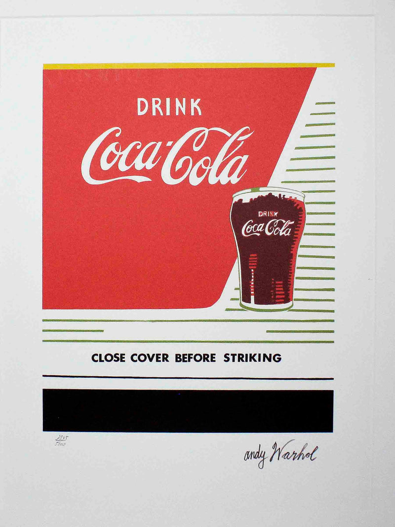 Litografía Original por Andy Warhol "Coca Cola"
