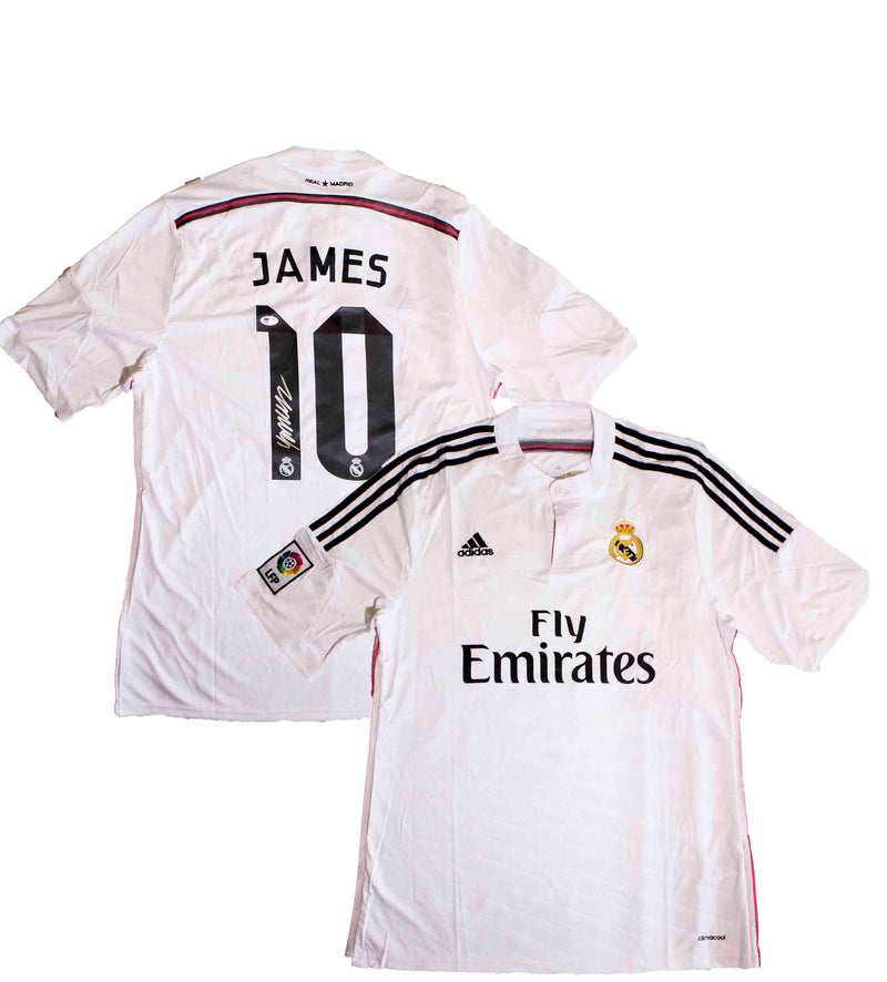 Jersey autografiado Real Madrid James Rodriguez