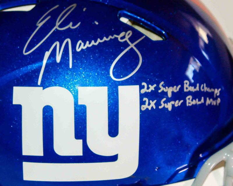 Casco autografiado NY Giants Eli Manning Edición Limitada