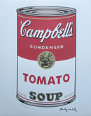 Litografía Original por Andy Warhol "Campbells Tomato Soup"