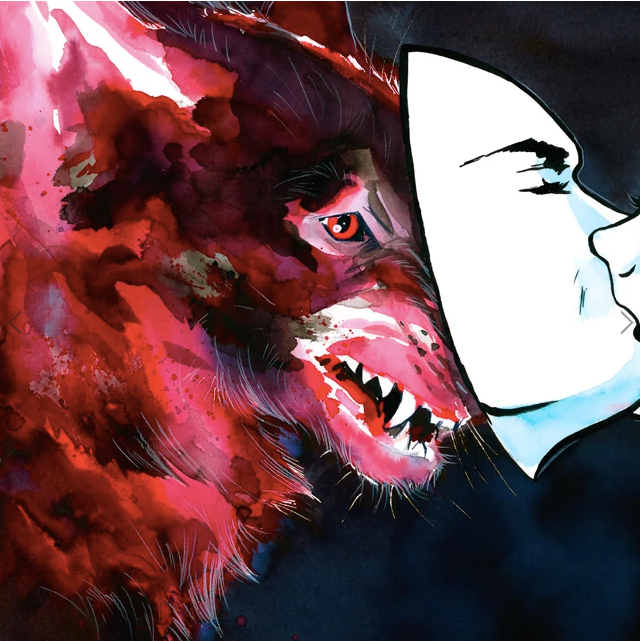 Litografía Edición Limitada "Wolf and Rabbit" por Lora Zombie
