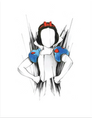 Litografía Edición Limitada "Snow White" por Alexis Marcou