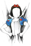 Litografía Edición Limitada "Snow White" por Alexis Marcou