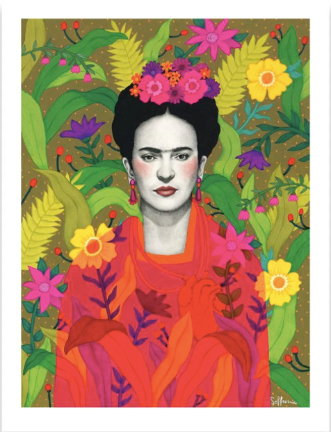 Litografía Edición Limitada "Mrs Kahlo" por Sofia Bonati