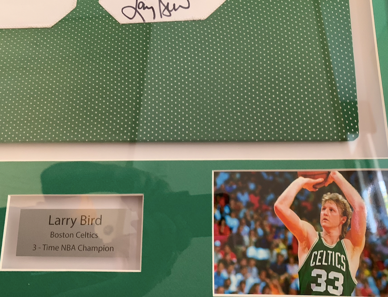 Jersey autografiado Boston Celtics Larry Bird