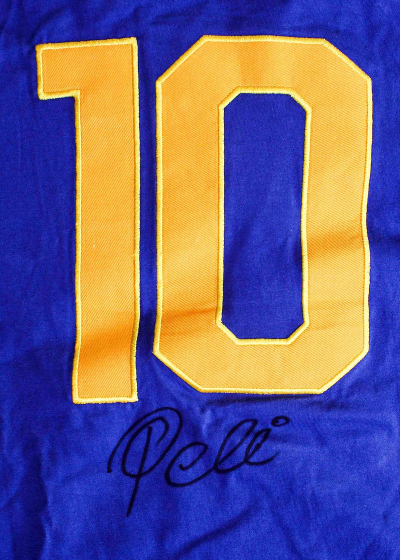 Jersey autografiado Brasil Pelé