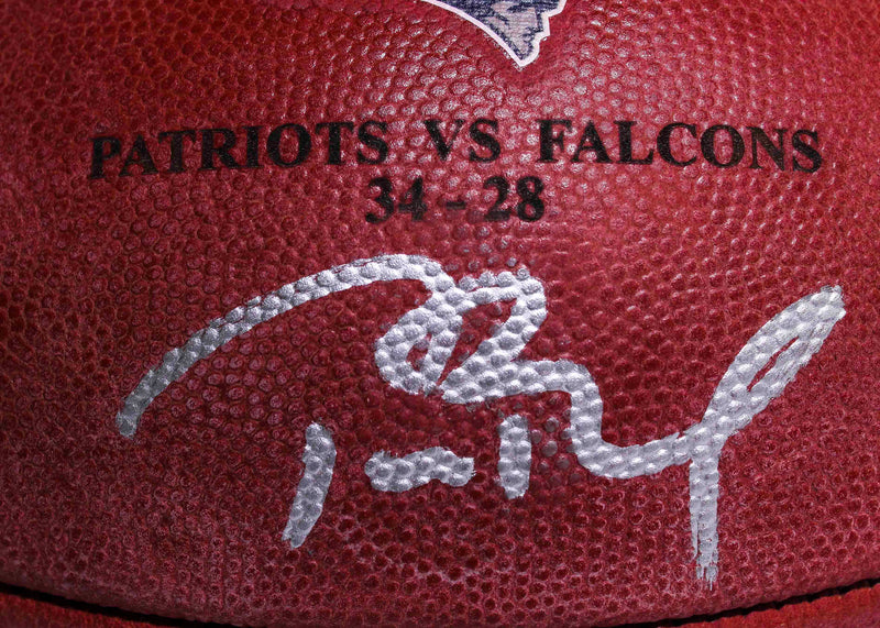 Balón NE/Super Bowl 51 autografiado por Tom Brady Edición Limitada