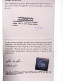 Bola MLB autografiado White Sox Michael Jordan