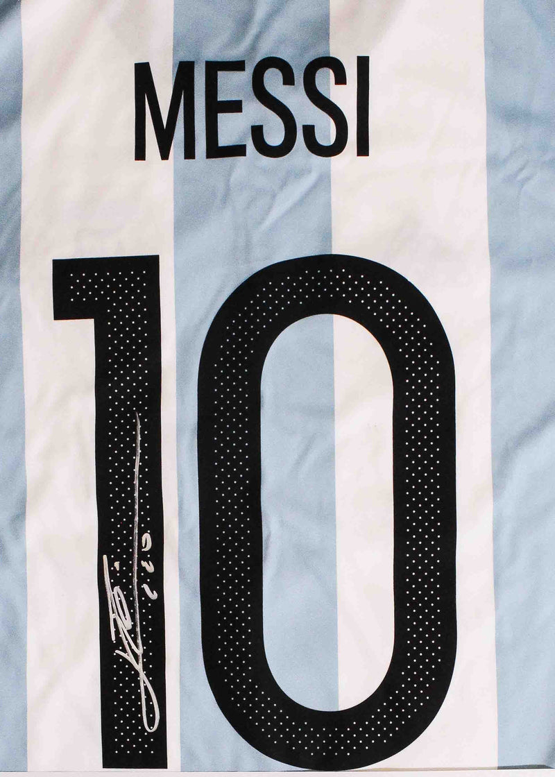 Jersey autografiado Argentina Messi