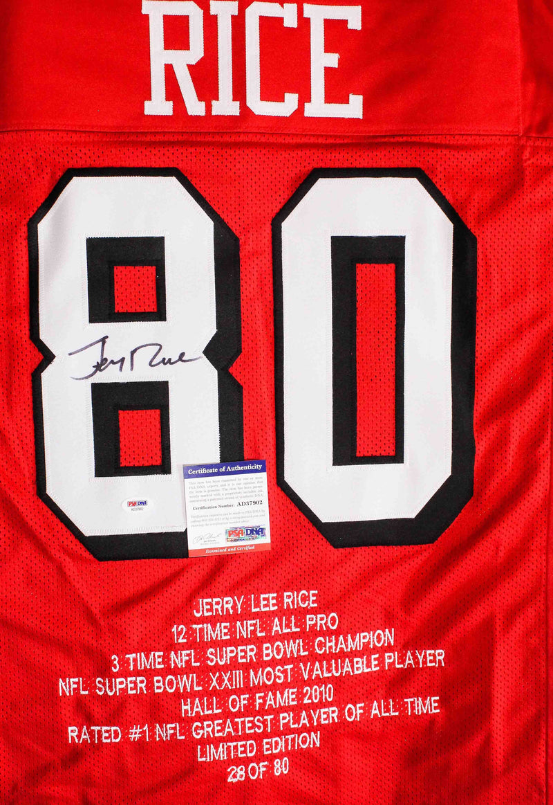 Jersey autografiado San Francisco 49ers Jerry Rice
