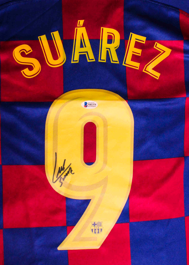 Jersey autografiado FC Barcelona Luis Suarez