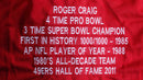 Jersey autografiado SF 49ers Roger Craig