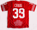 Jersey autografiado SF 49ers Roger Craig