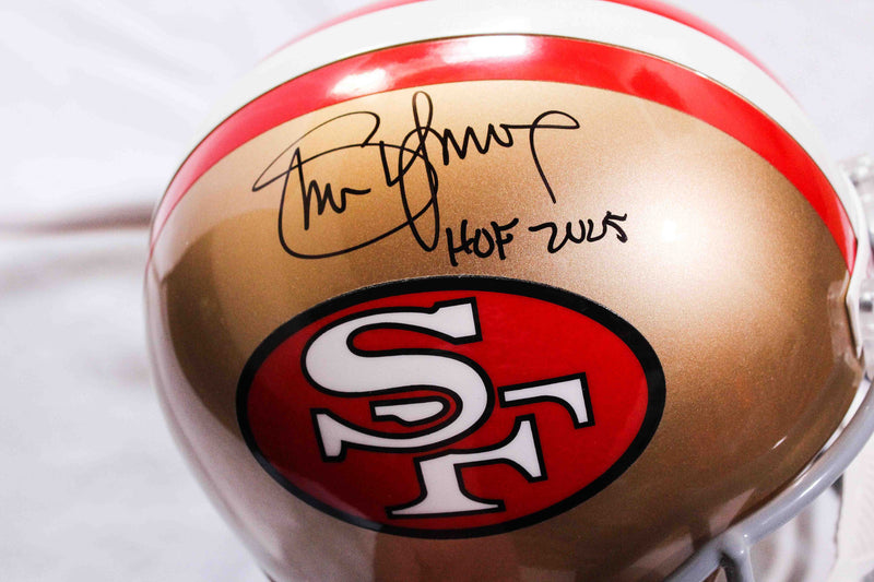 Casco autografiado San Francisco 49ers Steve Young