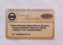 Casco autografiado Denver Broncos Peyton Manning