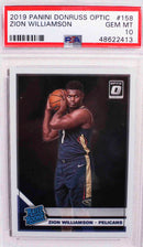 Tarjeta NBA Rookie Zion Williamson