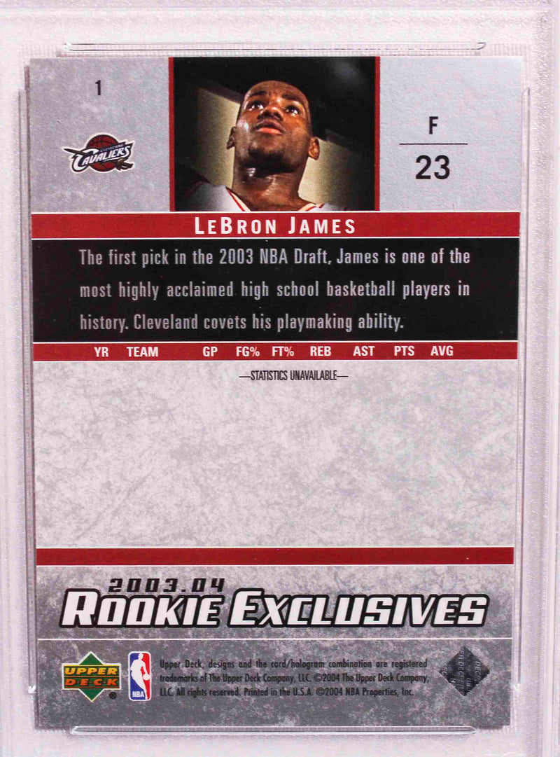 Tarjeta NBA Rookie Lebron James