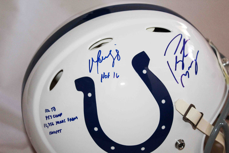 Casco autografiado Colts Manning & Harrison