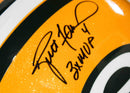 Casco autografiado Green Bay Packers Brett Favre