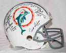 Casco autografiado 1972 Miami Dolphins "Invictos"