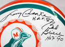 Casco autografiado 1972 Miami Dolphins "Invictos"