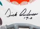Casco autografiado 1972 Miami Dolphins "Invictos"