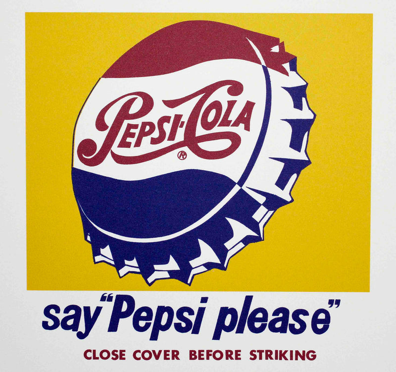 Litografía Original por Andy Warhol "Say Pepsi Please"