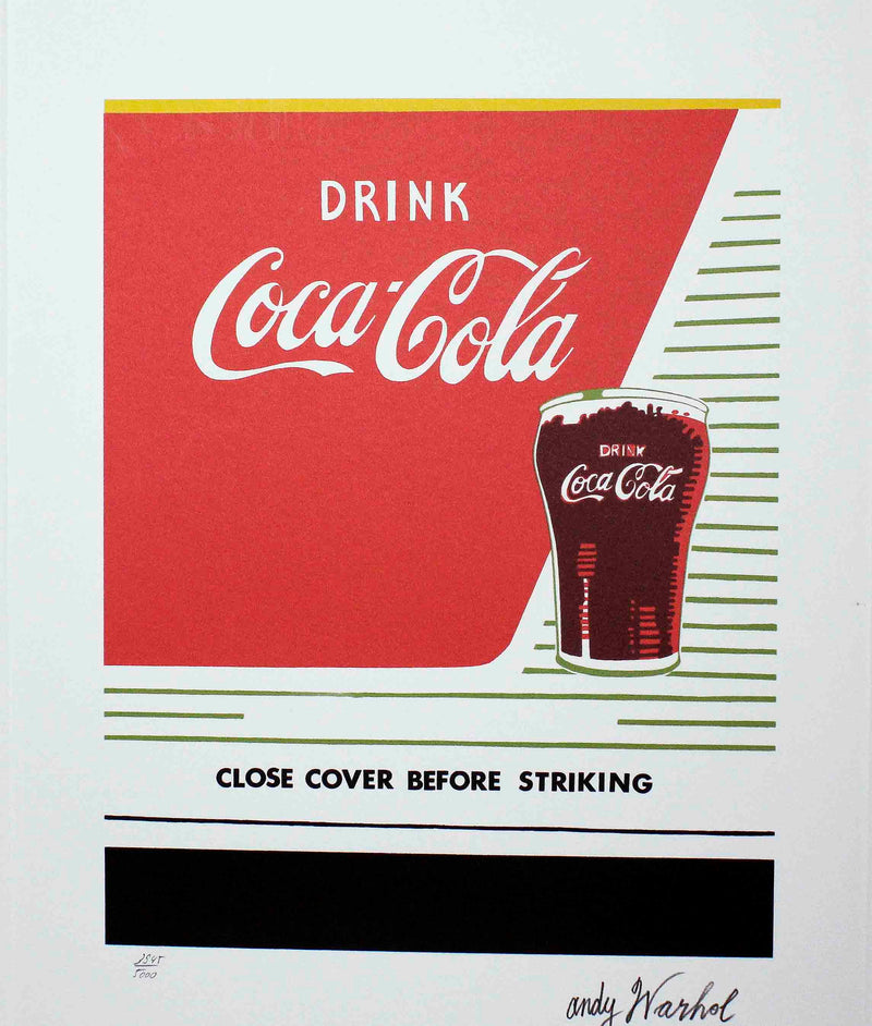 Litografía Original por Andy Warhol "Coca Cola"