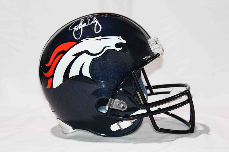 Casco autografiado Denver Broncos John Elway