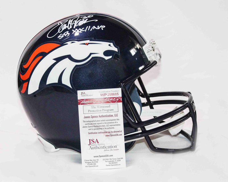 Casco autografiado Denver Broncos Terrel Davis