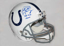 Casco autografiado Colts Peyton Manning