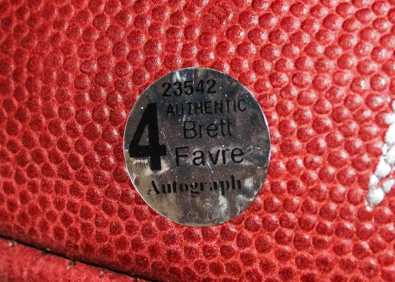 Balón autografiado Green Bay Packers Brett Favre