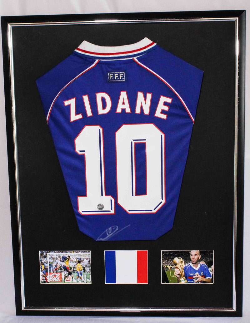 Jersey autografiado Francia Zinedine Zidane