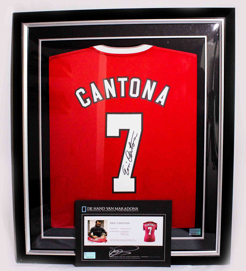 Jersey autografiado Manchester United Eric Cantona
