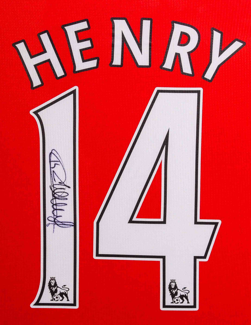 Jersey autografiado Arsenal Thierry Henry