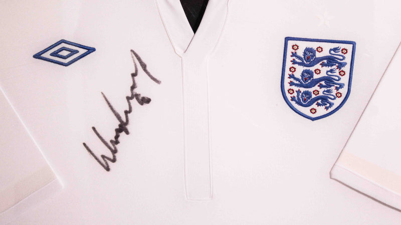 Jersey autografiado Inglaterra Wayne Rooney