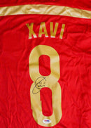 Jersey autografiado España Xavi Hernandez