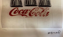 Litografía Original por Andy Warhol "The Three Cokes Bottles"