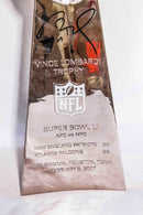 Trofeo Vince Lombardi Super Bowl 51 autografiado por Tom Brady Edición Limitada