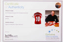 Jersey autografiado Arsenal Dennis Bergkamp