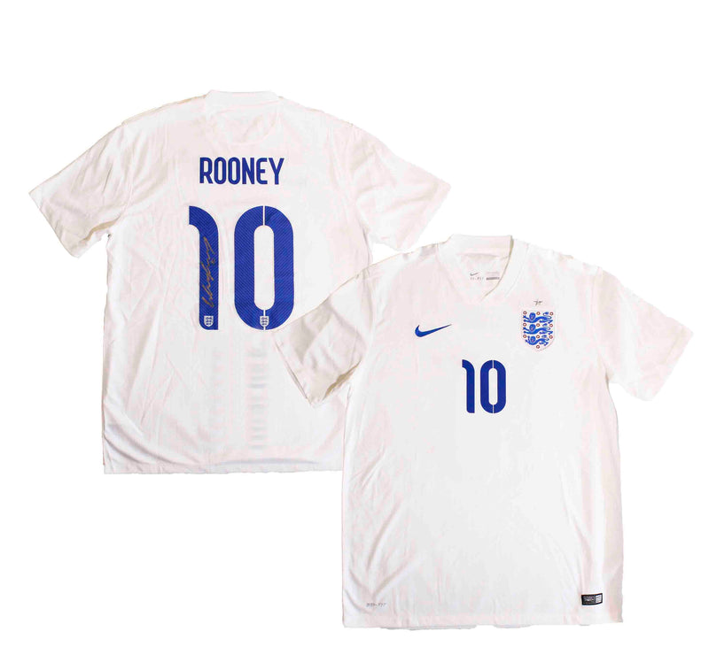 Jersey autografiado Inglaterra Wayne Rooney