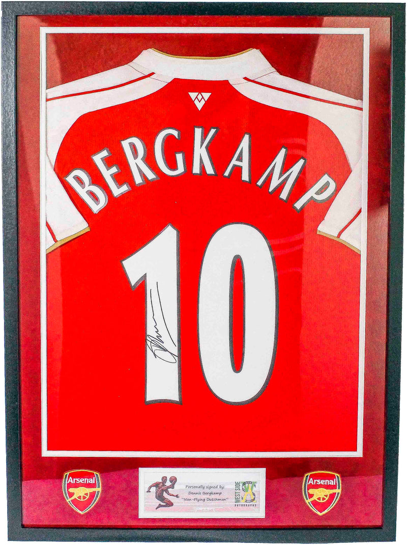 Jersey autografiado Arsenal Dennis Bergkamp