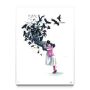 Litografía Edición Limitada "Goodbye" por Lora Zombie